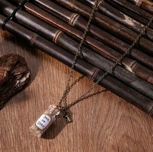 💖Jar of Dirt Necklace with Keycharm Pendant